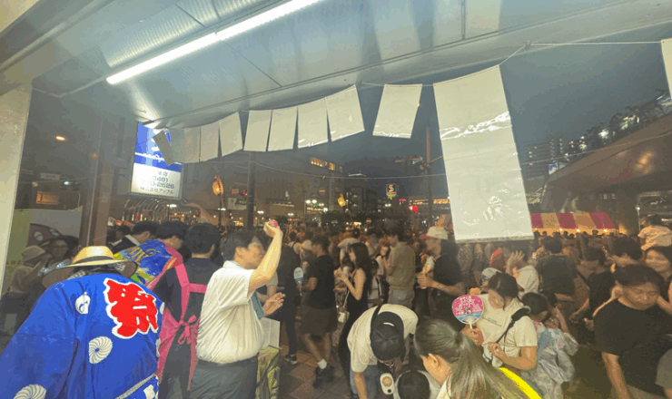 上尾祭り(アパマンショップ上尾店前）